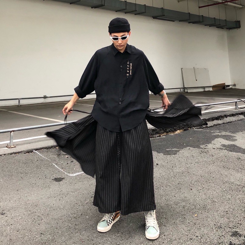 [ẢNH THẬT] Quần Hakama Hy Ống Rộng Nam Nữ