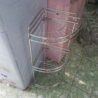 Kệ góc 3 tầng  inox 304