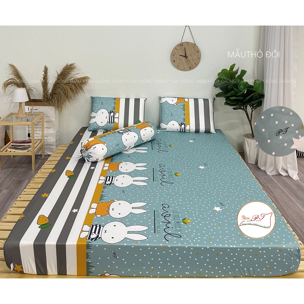 Ga Chống Thấm PT Lụa Organic Siêu Mềm Mượt Mát Mịn Cho Bé