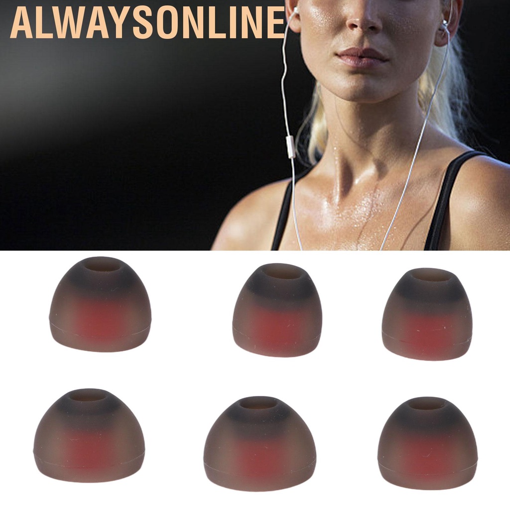 Alwaysonline 6pcs Silicone Eartips Noise Reduction Earplugs For / X4 X3 X2 X B