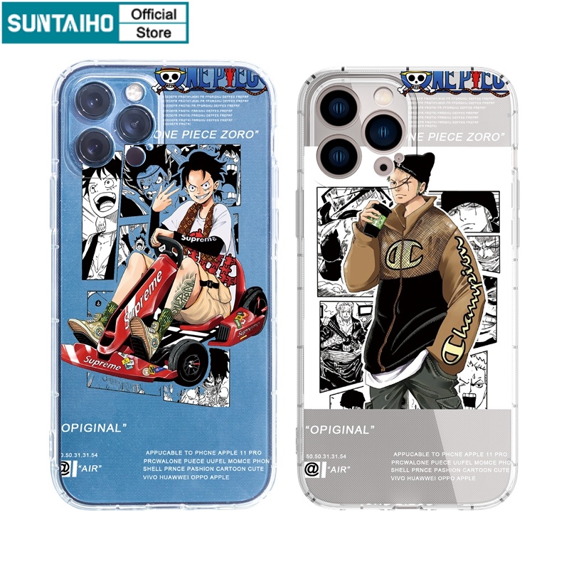 Ốp điện thoại TPU viền vuông SUNTAIHO IPhone 13 12 11 Pro Max X Xs Max XR 8 7 6 6S Plus