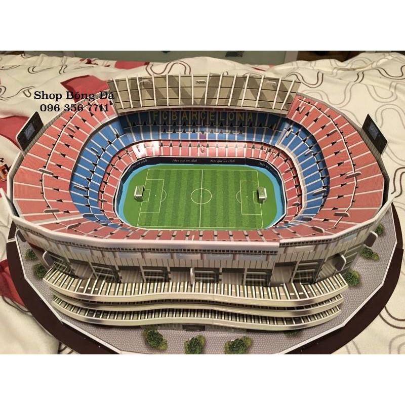 Mô hình sân vận động bóng đá Camp nou