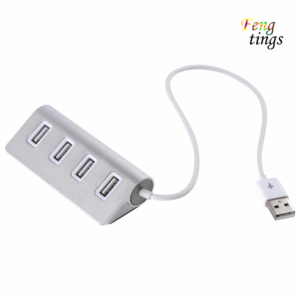 Bộ Hub Dây Usb 2.0 Bằng Hợp Kim Nhôm Đa Năng Cho Máy Tính K1