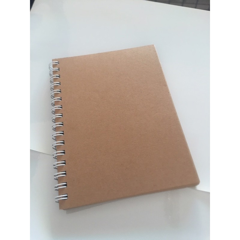 Sổ tay A6 , ruột giấy kraft định lượng 70gsm