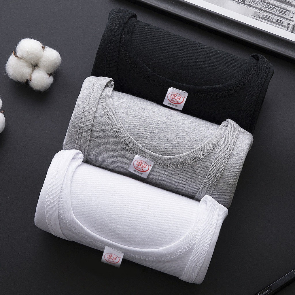 【Mua hai tặng một】 Áo vest nam Langsha mùa hè phong cách mới 100% cotton nguyên chất mặc ngoài nam, bên trong