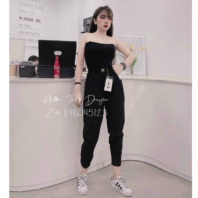 Quần Jogger thể thao cá tính chất Umi Hàn chuẩn đẹp