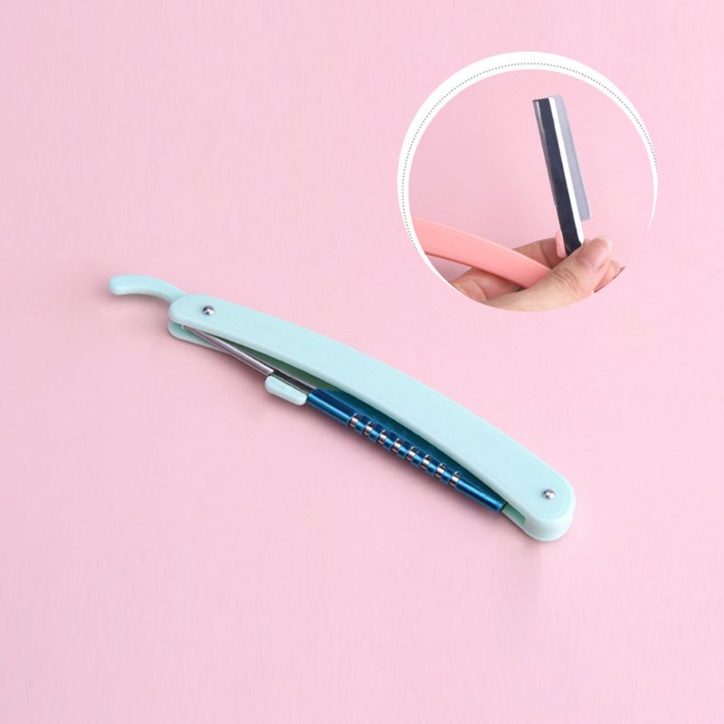 Set 10 Dao Cạo Lông Mày Bằng Thép Không Gỉ An Toàn Tiện Dụng