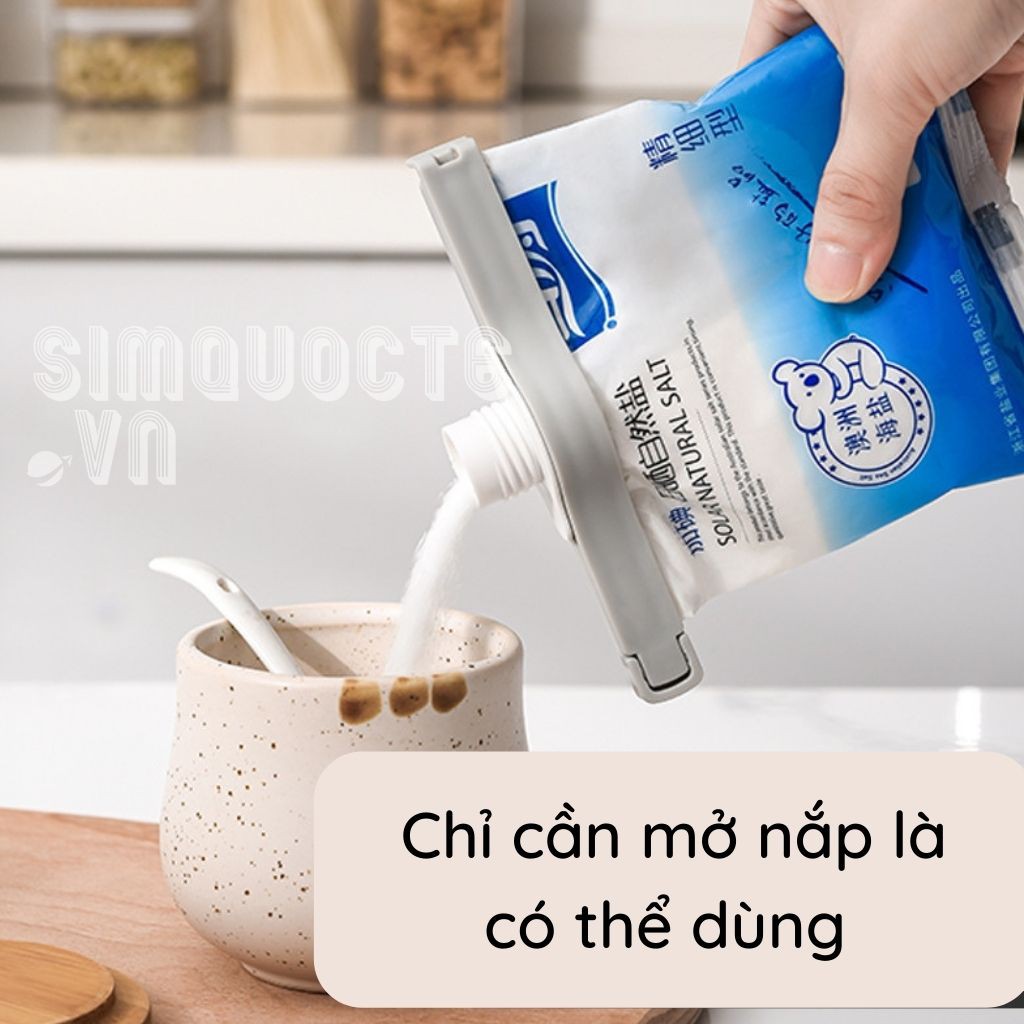 Kẹp miệng túi thực phẩm chống ẩm tiện lợi