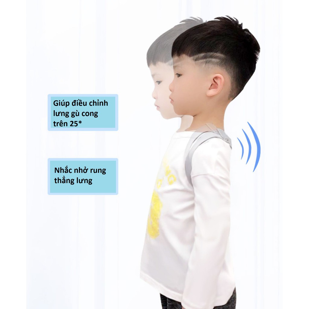 ✈️ Đai chống gù lưng điện tử thông minh dùng cho người lớn trẻ em