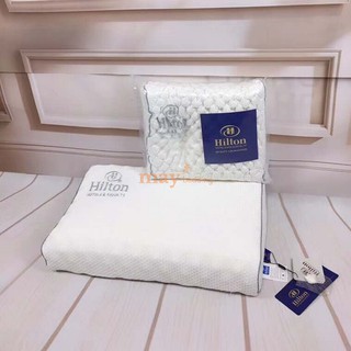 Gối Cao Su Tự Nhiên Cao Cấp Hilton (ảnh thật)