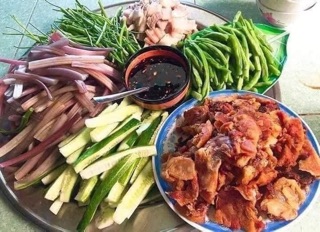 Bánh tóp mỡ ba rọi