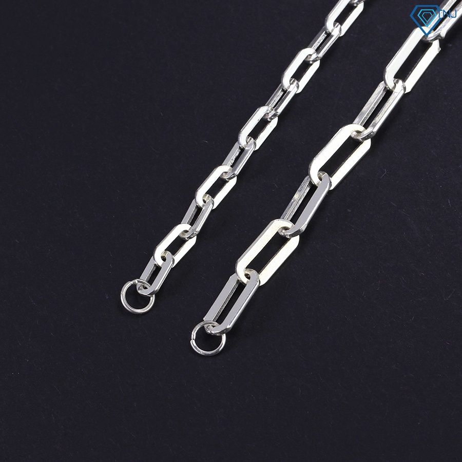 Vòng tay cặp đôi bạc tình yêu khắc tên theo yêu cầu LTD0033 - Trang Sức TNJ