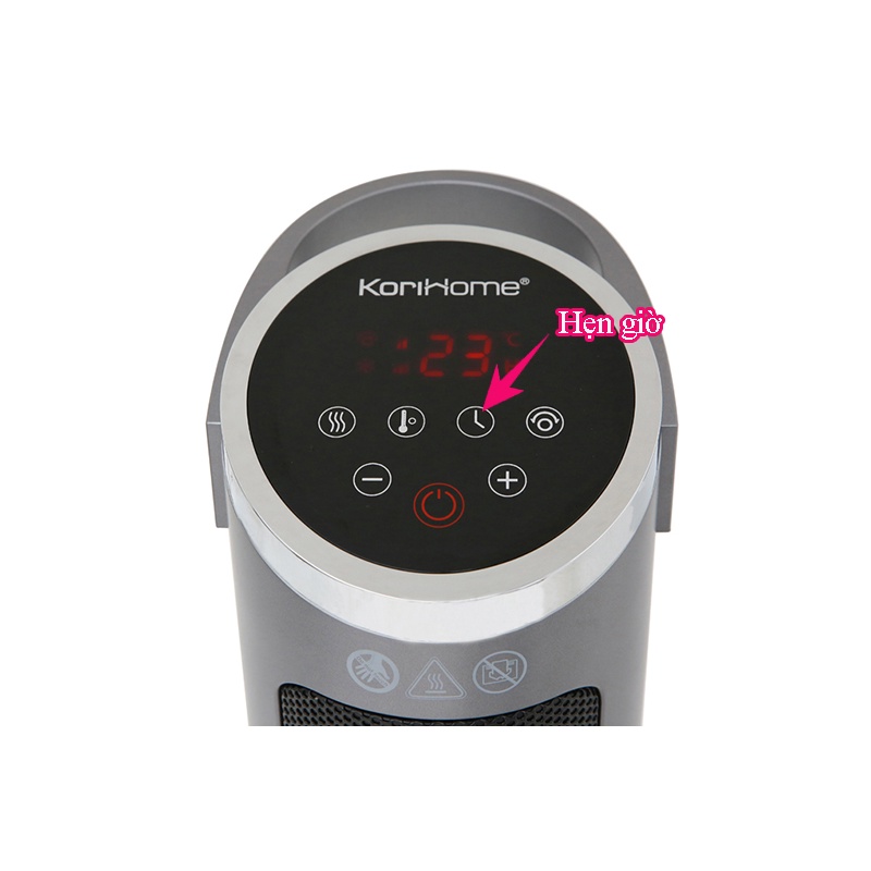 Quạt sưởi gốm Korihome EHK-102-S 2000 W-  HÀNG TRƯNG BÀY THANH LÝ-SALE 50%