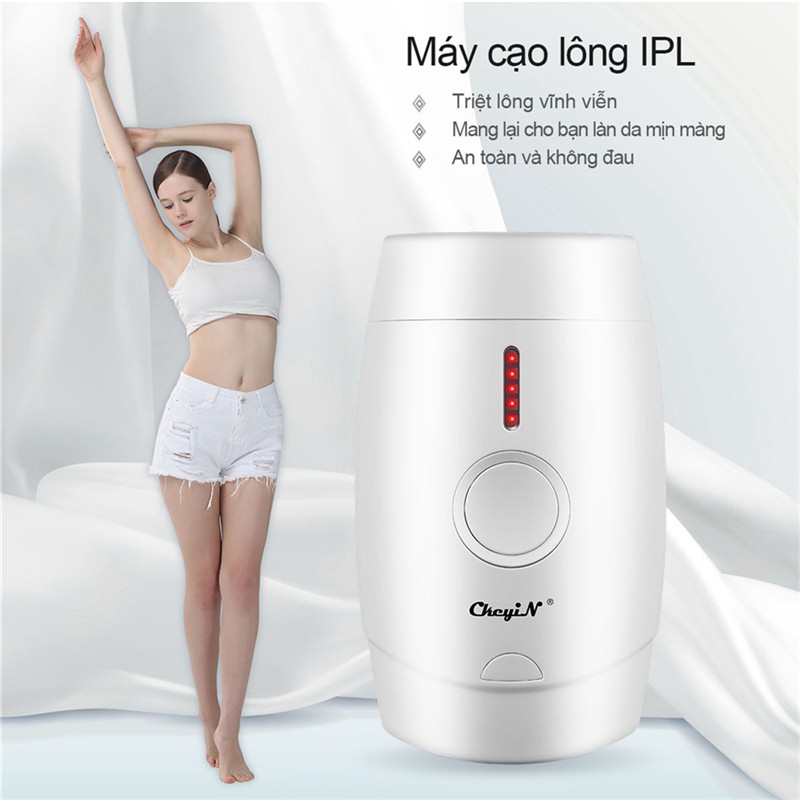 Máy Triệt Lông Vĩnh Viễn CkeyiN MT093 IPL Dùng Cho Nam Và Nữ Cho Vùng Bikini/Chân/Nách/Cánh Tay 5 Cấp Độ Cảm Biến | BigBuy360 - bigbuy360.vn