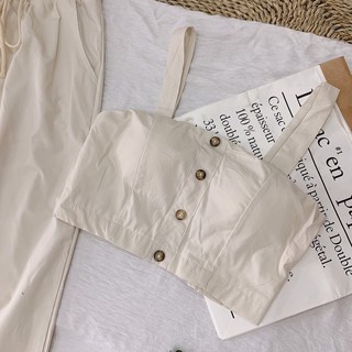SET ÁO CROPTOP & QUẦN BAGGY - [ẢNH THẬT + HÀNG CÓ SẴN]