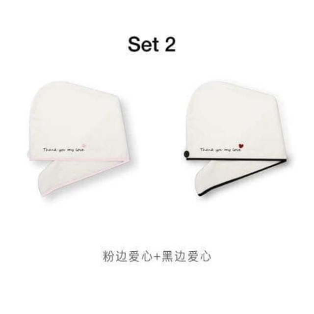 Set khăn quấn tóc
