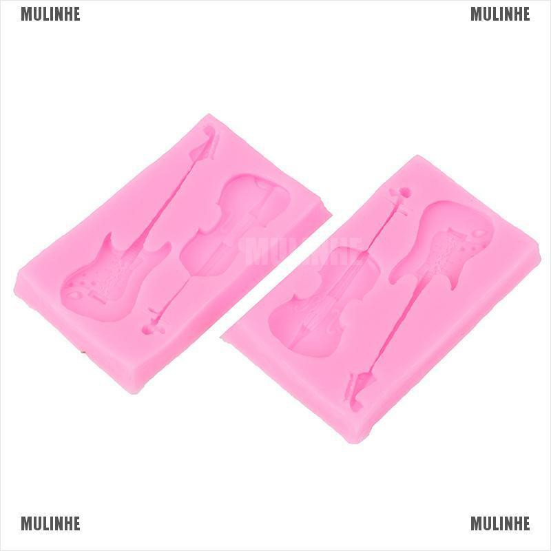 Khuôn Silicone Tạo Hình Đàn Guitar Và Violin Độc Đáo