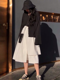 [ORDER TAOBAO] Chân váy vạt dài ulzzang có sẳn
