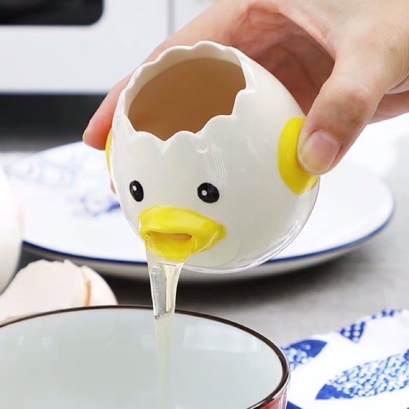 Cốc gà con bằng sứ tách lòng đỏ trứng gà dễ thương trong Nino' Home