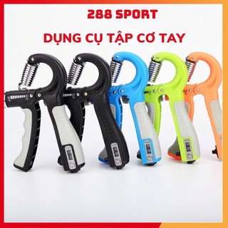 Kìm bóp tay có đếm số, dụng cụ tập cơ tay tập gym tại nhà điều chỉnh lực 5 - 60 kg