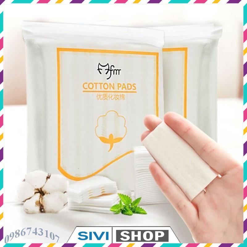 Bông tẩy trang 3 lớp Cotton Pads túi 222 miếng