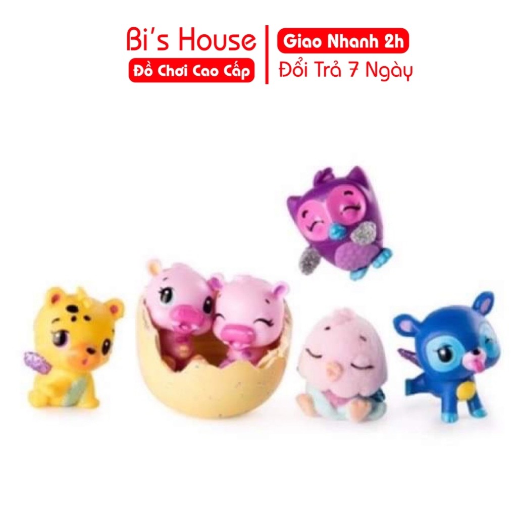 Trứng Hatchimals sinh đôi _ đồ chơi Bi house