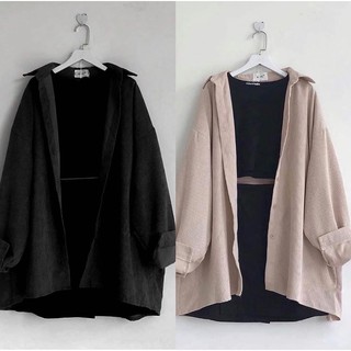 Áo Sơ Mi Nhung Trơn unisex