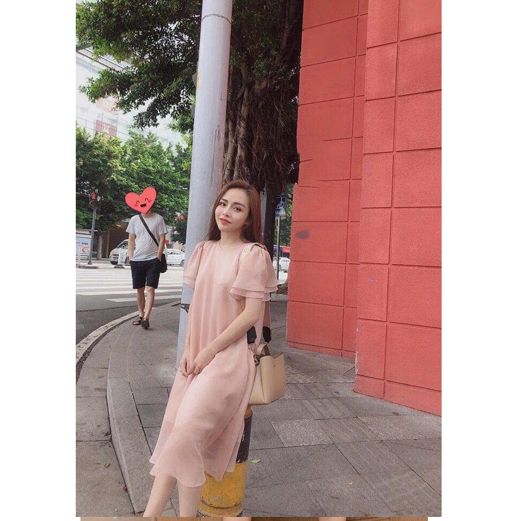 Đầm bầu xuông lụa tơ hai lớp MSP250 Mom and Baby