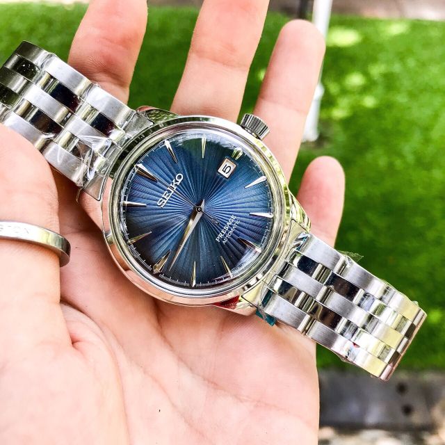 Đồng hồ nam seiko presage B41J1 cơ tự động vỏ thép không rỉ full hộp