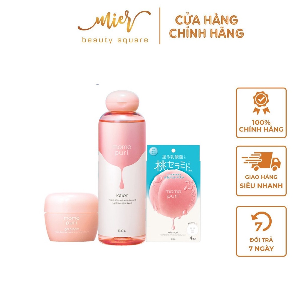 Dưỡng Da Momopuri Trắng Ẩm Mịn Nhật Bản