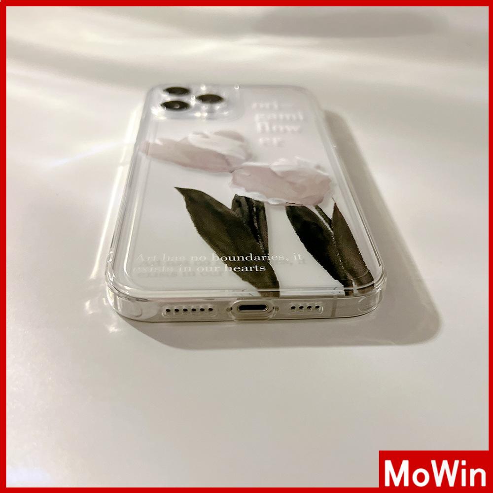Ốp điện thoại silicon mềm trong suốt hoa tiết hoa thích hợp cho iphone 13 pro max iphone 12 pro max iphone 11