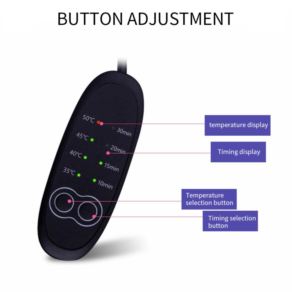 Đệm Sưởi Ấm USB Cho Mắt Khi Ngủ Giúp Làm Ấm Và Bảo Vệ Mắt Màu Xám Oải Hương