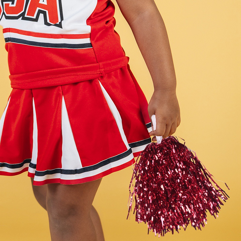 Set 24 Quả Cầu Bông Cổ Vũ Có Tay Cầm Bằng Nhựa