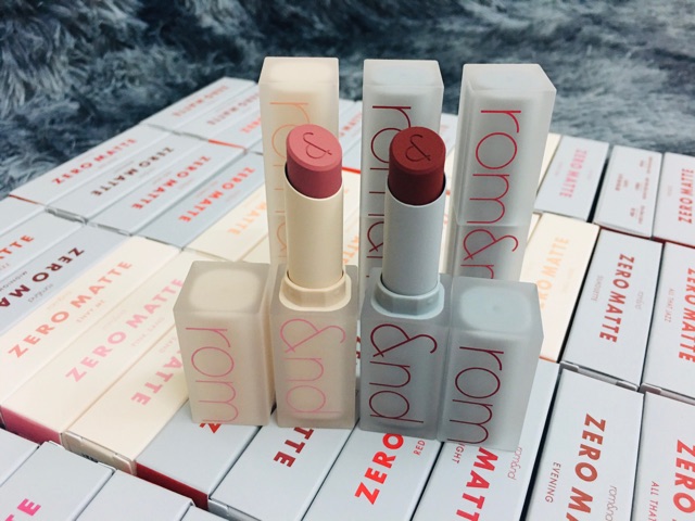 (PHIÊN BẢN MỚI) Son Thỏi Siêu Lì Romand Zero Matte Lipstick 3g