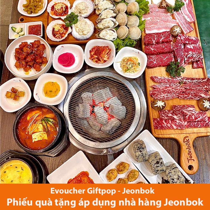 Hà Nội [Evoucher] Set Buffet Tối tại nhà hàng JEONBOK