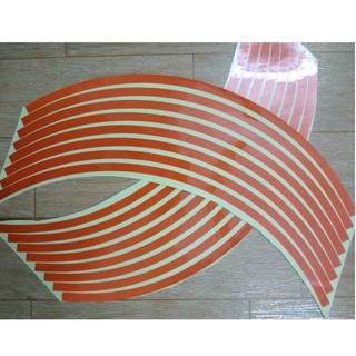Bộ decal dán phản quang vành xe 206635 nhiều màu lựa chọn [SKM]