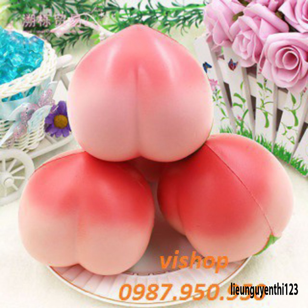 [CÓ VIDEO] SquiShy QUẢ ĐÀO hồng