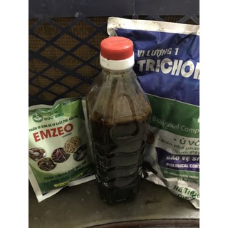 Combo 1kg mật rỉ đường, 1kg Trichoderma SP, 1 gói Emzeo