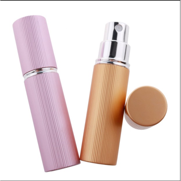 Lọ chiết nước hoa TRÒN 5ml bọc nhôm- chai thủy tinh, chai chiết nước hoa, ống chiết nước hoa | Thế Giới Skin Care