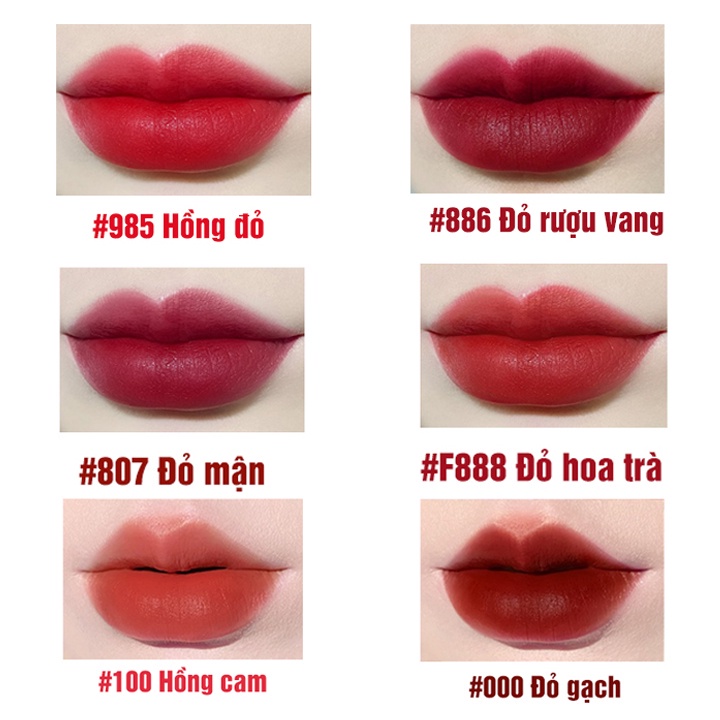 [Phiên bản giới hạn hình bài mạt chược - Màu 888] Son thỏi lì Chioture Hazy Mirror Matte Lip 3.5g