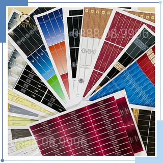 Tem dán nước hoa lọ chiết nhiều kích cỡ - 1 tờ A4 46-54-72 tem