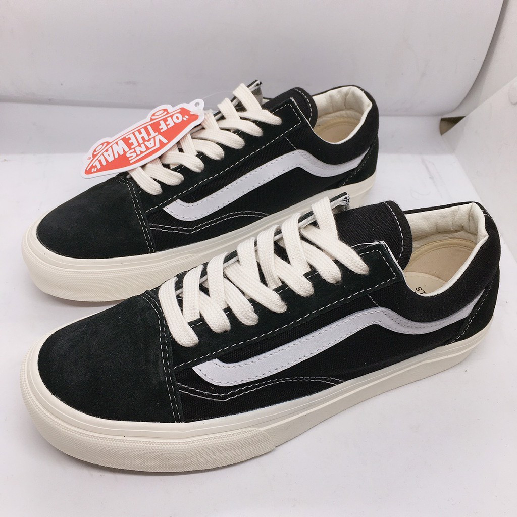 Giày vans vault,đen mũi nỉ đế trắng, cao cấp🔥 nam và nữ đi đẹp VAN U1