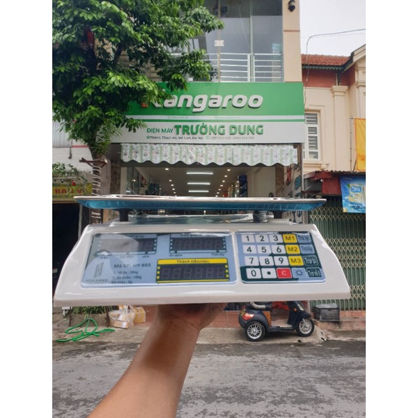Cân điện tử Hoa Hằng 30kg độ chính xác tính theo 5g chất lượng cao