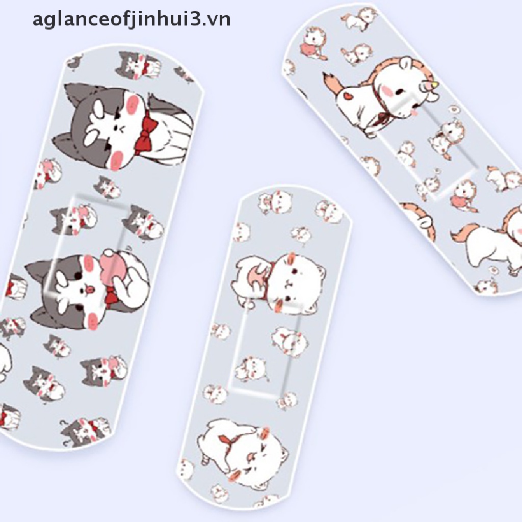 Set 120 Miếng Dán Họa Tiết Băng Cá Nhân Thoáng Khí Chống Thấm Nước