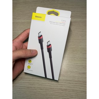 Cáp sạc Lightning, Type-C, USB Micro Baseus Cafule Màu Đen Đỏ
