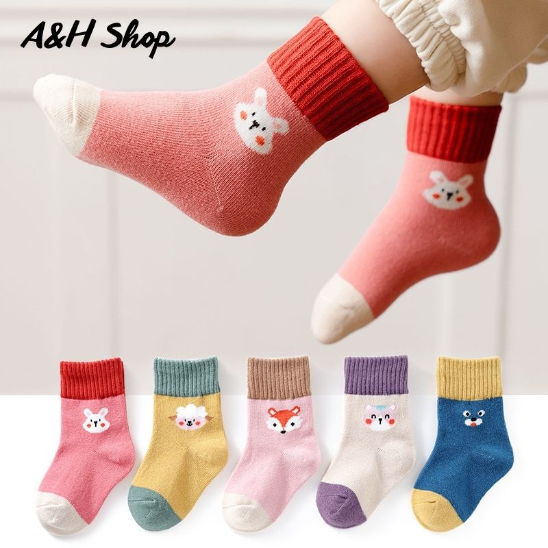 Tất cho bé trai bé gái, Vớ cho bé từ 1-12 tuổi, chất liệu cotton mềm mại, thoáng khí, thấm hút mồ hôi