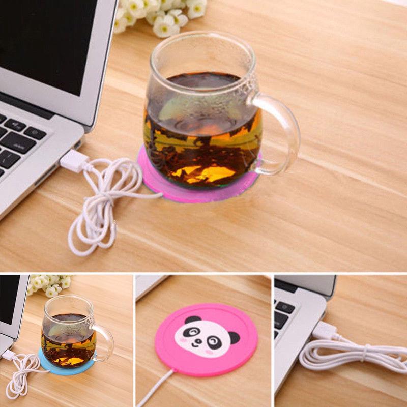 ♨đế hâm nóng cốc cà phê / trà cổng usb tiện dụng cho văn phòng