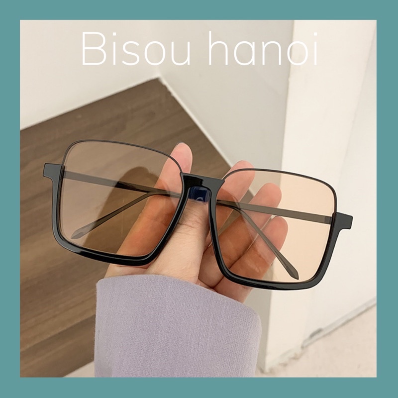 Kính mắt thời trang chống tia UV hàn quốc bisou hanoi KHN02