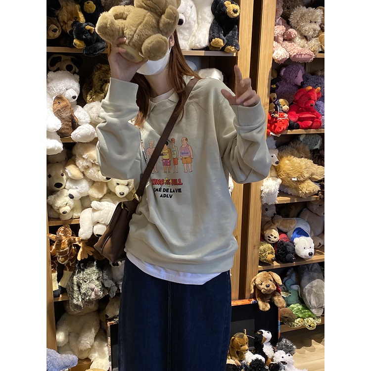 Áo ADLVXKINGoftheHill chất nỉ chân cua mềm mại mùa đông(có sẵn) | BigBuy360 - bigbuy360.vn