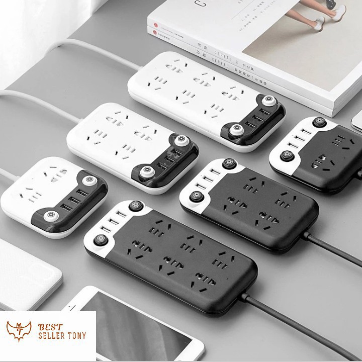 Ổ điện dán tường thông minh kèm đèn mini usb Cao Cấp ( BIG) - Giá siêu hấp dẫn